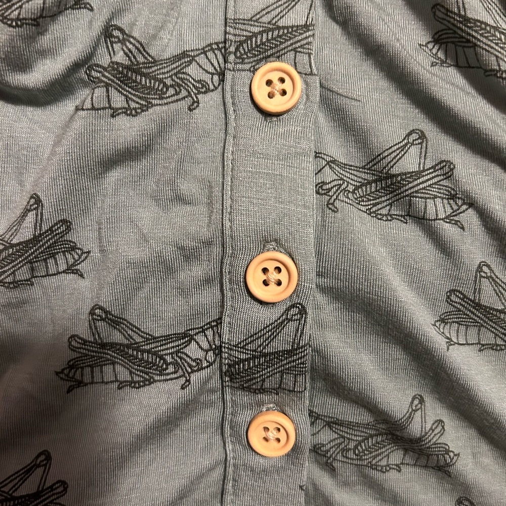 kate quinn collared dress grasshopper print | NWT | 18-24m - Picture 4 of 4